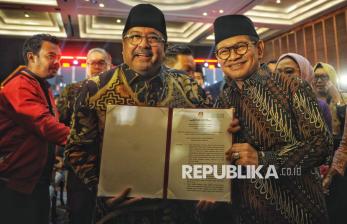 In Picture: KPU Jakarta Tetapkan Pramono-Rano Sebagai Gubernur dan Wakil Gubernur Terpilih