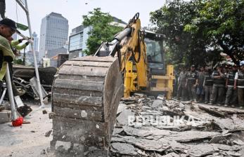 Pemprov DKI Bongkar Bangunan Liar di Tanah Abang, Bekas Lahan Akan Dijadikan RTH