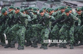 Kostrad Peringati HUT ke-65 di Markas Divif 1 Cilodong