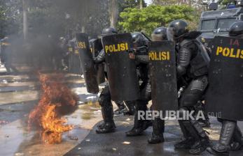 Latihan Sispamkota di Bandung untuk Pengamanan Pemilu 2024