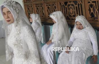 In Picture: Nikah Massal Gratis untuk Disabilitas Netra