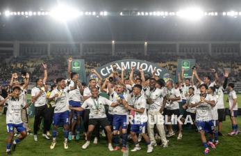 In Picture: Kalahkan Bhayangkara FC, PSIM Yogyakarta Juara Liga 2