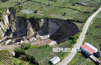 Tanah Amblas di Ketol Aceh Tengah Terus Meluas, Jalan Lintas Antar Kabupaten Terancam