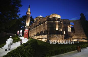 In Picture: Resmi Dibuka Gereja Chora Berubah Menjadi Masjid di Istanbul Turki