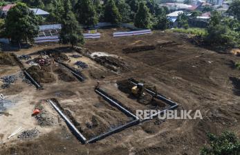 In Picture: 49 Unit Rumah untuk Korban Banjir Bandang Ternate Mulai Dibangun