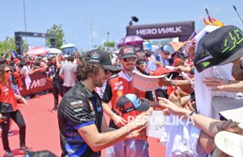MotoGP Hero Walk Jadi Keakraban Pembalap dengan Penonton MotoGP Indonesia
