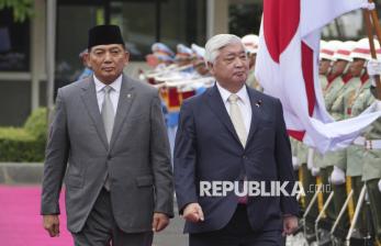 In Picture: Kunjungan Kehormatan Menhan Jepang ke Kemenhan RI