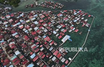 In Picture: Foto Padatnya Pemukiman Masyarakat Bajo Mola di Wakatobi