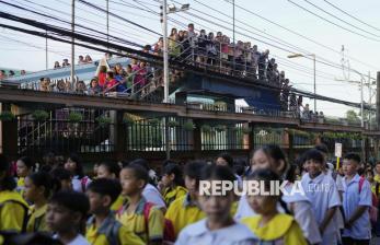 Potret Hari Pertama Sekolah di Filipina