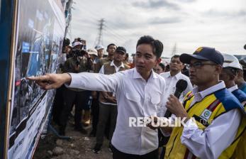 Wapres Gibran Tinjau Proyek Pembangunan Kolam Retensi Terboyo 