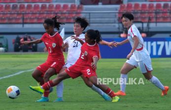 In Picture: Timnas Indonesia Putri U-17 Kalah dari Korea Utara