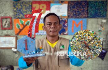 Kreatif! Bank Sampah Ini Sulap Tutup Botol Plastik Jadi Kerajinan Bernilai Ekonomis