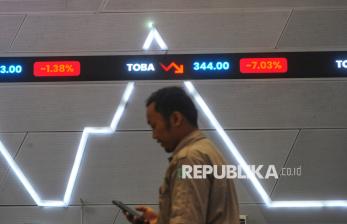 In Picture: IHSG Ditutup di Zona Merah, Turun 214,85 Poin pada Level 6.270,60