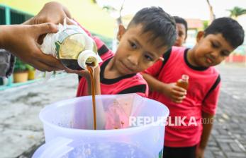 In Picture: Edukasi Pemanfaatan Minyak Jelantah kepada Siswa Sekolah Dasar