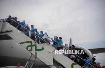 443 Jamaah Haji Kloter Pertama Palembang Berangkat ke Tanah Suci