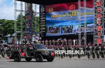 Panglima TNI Pimpin Puncak Peringatan HUT ke-80 Korps Marinir
