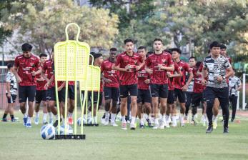 In Picture: Latihan Timnas Indonesia Jelang Laga Semifinal Piala AFF U-19