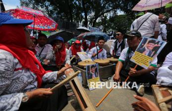 Guru Madrasah Gelar Aksi di Monas, Tuntut Kesetaraan Pengangkatan ASN dan P3K