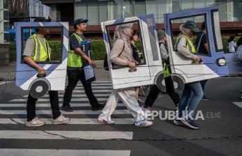 In Picture: Kampanye Indonesia Bebas Emisi di Jakarta