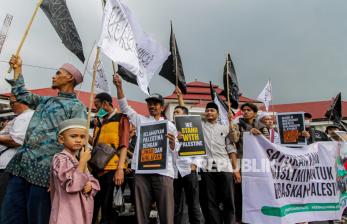 Aksi Bela Palestina di Malang