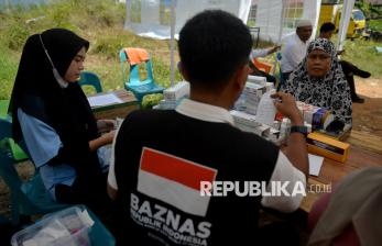 Baznas Sediakan Layanan Kesehatan Gratis untuk Penyintas Bencana di Tapteng