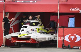 Melihat Persiapan Kejuaraan Dunia Perahu Motor F1 Powerboat di Danau Toba