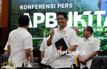 Momen Perdana Menkeu Purbaya Pimpin Konpers APBN KiTa