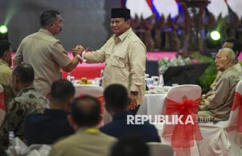 In Picture: Presiden Prabowo Hadiri Halal Bihalal Purnawirawan TNI