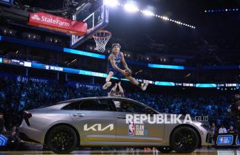 In Picture: Aksi Memukau Mac McClung, Sang Jawara Slam Dunk Kontes NBA