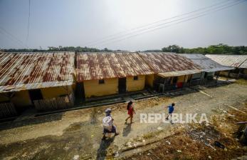In Picture: Hunian Tetap Penyintas Bencana Tsunami di Pandeglang Minim Fasilitas