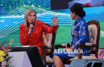 Di Forum OJK, Ratu Belanda Maxima Bahas Kesehatan Keuangan Nasional