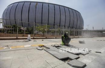 Perbaikan Trotoar Stadion JIS Ditargetkan Rampung Sebelum Piala Dunia U-17