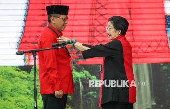 Dilantik Megawati, Hasto Kembali Jabat Sekjen PDI Perjuangan