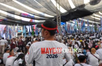 Kebersamaan Buruh di Monas, Peringati May Day 2026