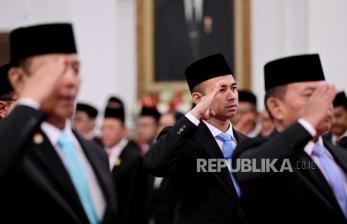 In Picture: Pelantikan Pejabat Negara, Ada Raffi Ahmad hingga Babe Haikal