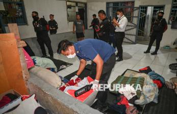 Petugas Gabungan Gerebek Lapas Palu, Barang Terlarang Jadi Target Utama