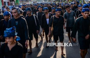 Ribuan Warga Suku Badui Ikuti Tradisi Seba Badui 