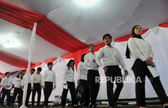 In Picture: Pelaksanaan Tes Seleksi Kompetensi Dasar CPNS Formasi Kemenlu RI