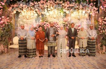 Presiden Joko Widodo Hadiri Resepsi Pernikahan Putra Mentan Andi Amran Sulaiman