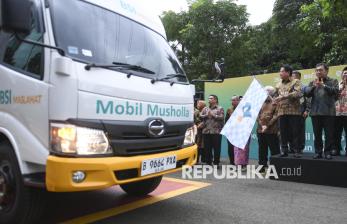 In Picture: Tasyakuran Milad ke-4, BSI Luncurkan Empat Mobil Mushola