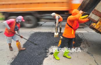 Perbaikan Jalur Pantura Lingkar Payaman Jelang Momen Mudik Lebaran