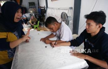 In Picture: Pelatihan Membatik untuk Anak Berkebutuhan Khusus