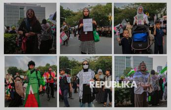 In Picture: Mereka yang tak Pernah Lelah Suarakan Dukungan untuk Palestina