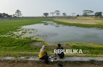 Waduk Sumur Karang Mengering, Irigasi Pertanian di Tangerang Terganggu