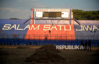 Penampakan Stadion Kanjuruhan Setahun Pascatragedi