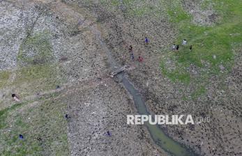 Kemarau Panjang, Debit Air Situ Ciburuy Terus Menyusut