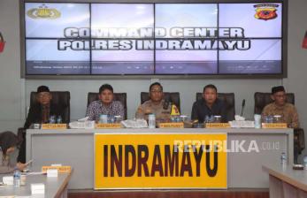 Polres Indramayu Ikuti Dialog Penguatan Internal Polri Hadapi Nataru di Masa Kampanye