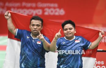 Indonesia Borong Emas Ganda Campuran Bulu Tangkis Asian Para Games 2026
