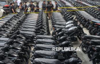 Gudang Penadahan Motor Ilegal di Jakarta Dibongkar Polisi