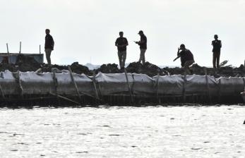 Bareskrim Polri Lakukan Pengecekan Pagar Laut di Bekasi